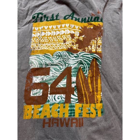Crazy Shirts Men's 64 Beach Fest Hawaii Cotton T-Shirt Size XXL NWT - Picture 4 of 7